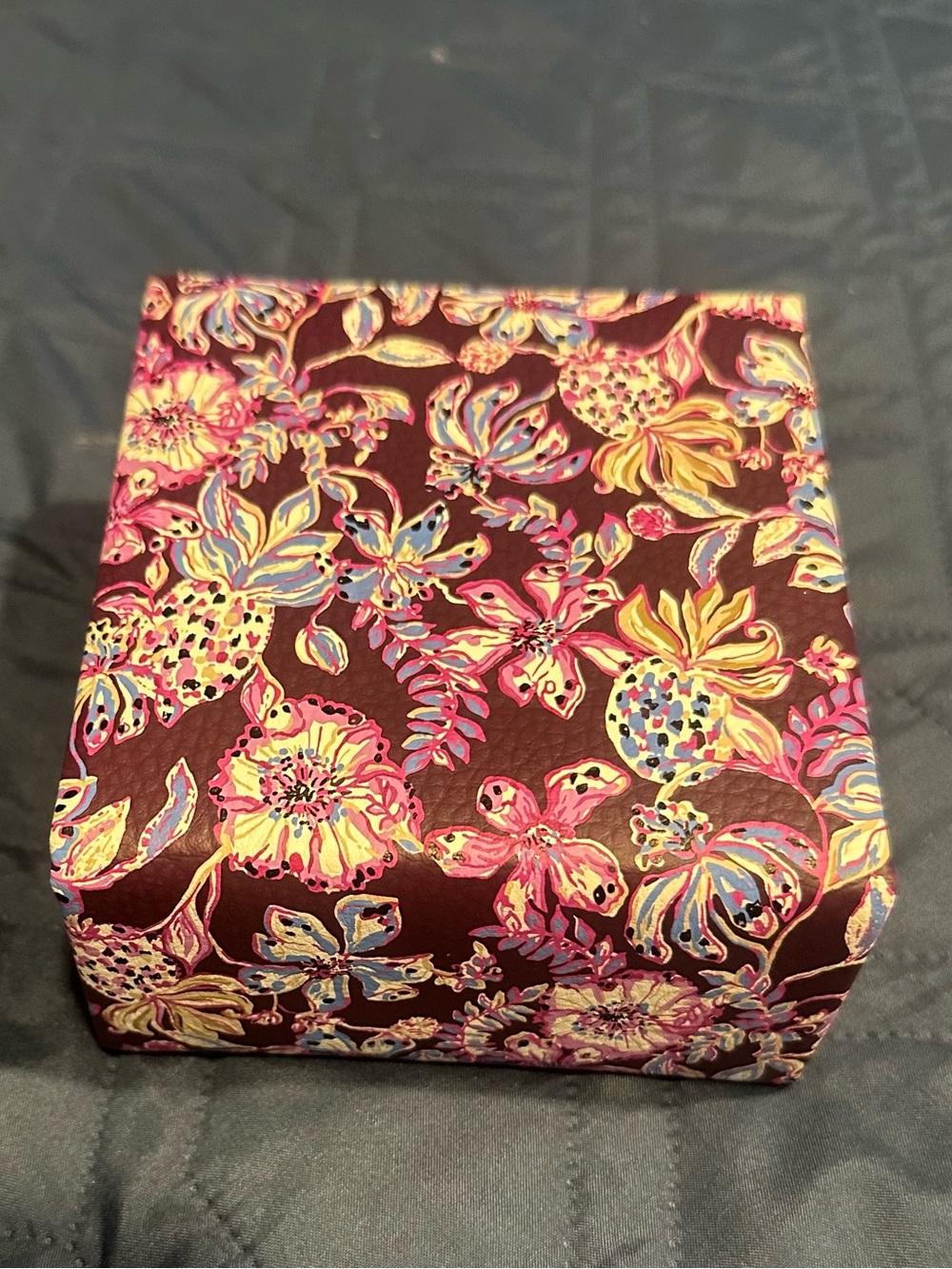 NWT Lilly Pulitzer Floral Jewelry case with 4 separate compartments - Picture 10 of 14